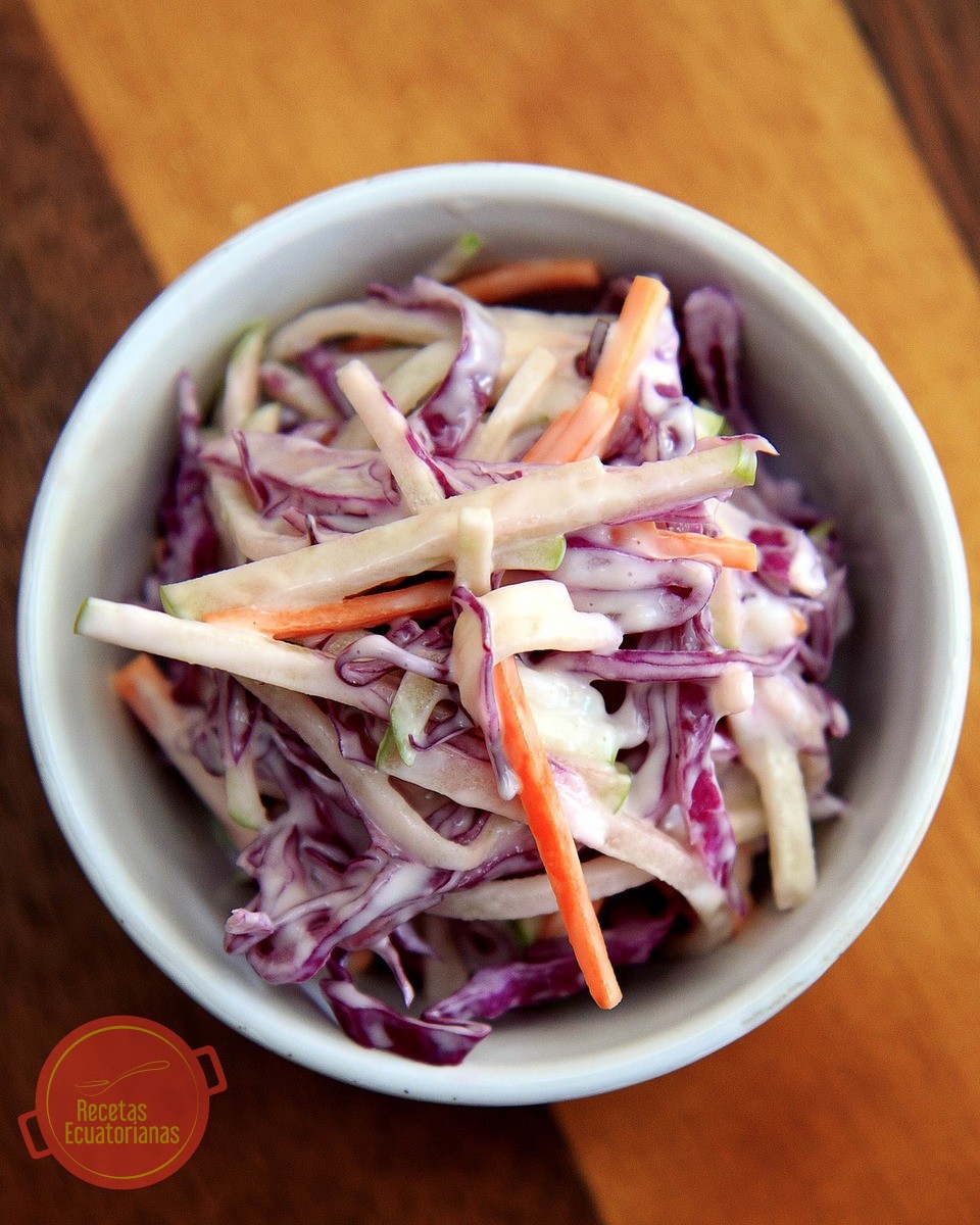 Ensalada de col ecuatoriana Ensalada de col ecuatoriana