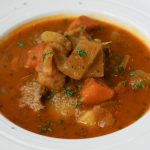 Estofado de carne con papas y zanahoria