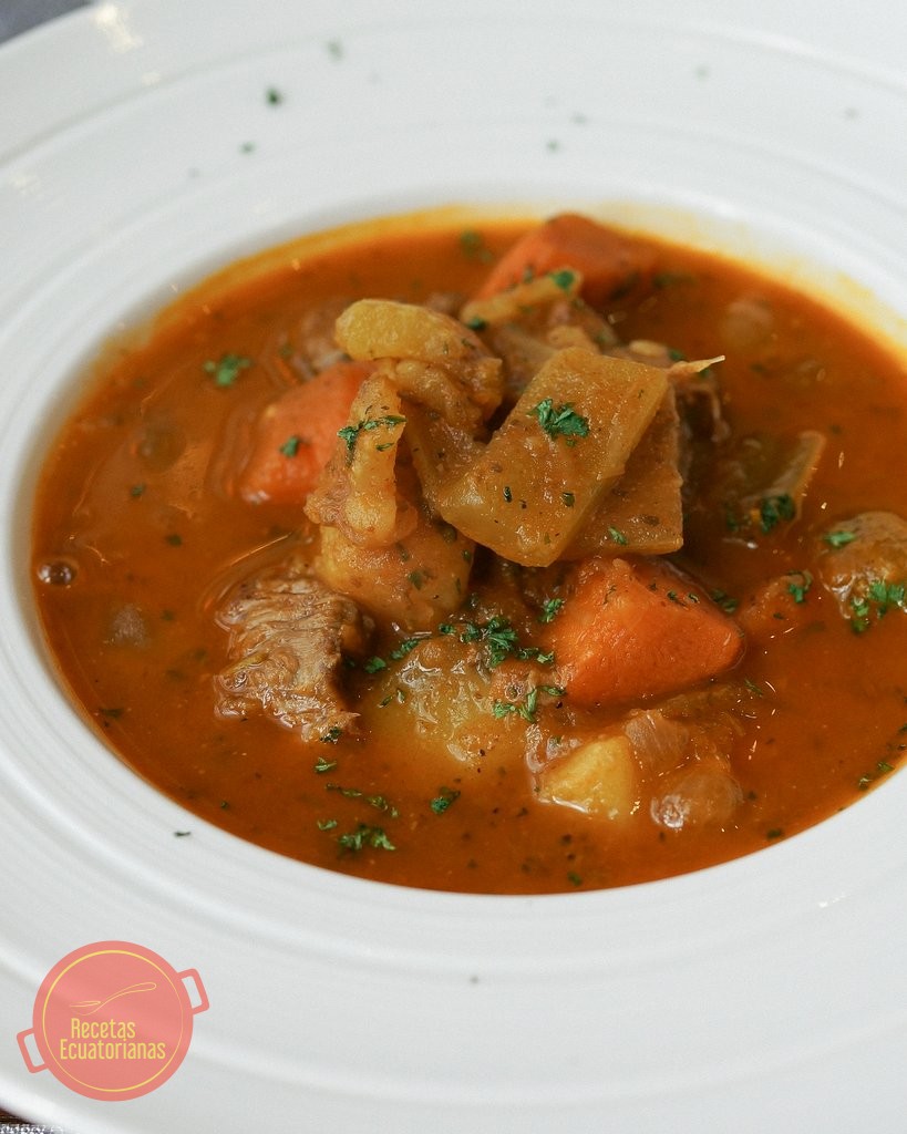Receta del estofado de carne