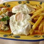 Receta ecuatoriana del churrasco de carne